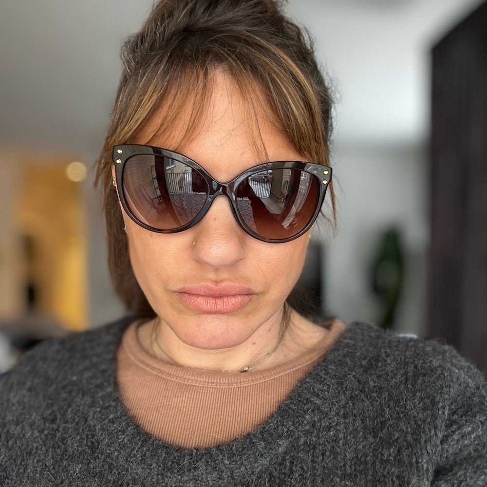Michael Kors MK2045 Jan Tortoise Cat Eye Sunglasses Brown Gradient Lens w/ Case - Picture 7 of 7